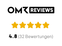 OMR 4.8 Stars Reviews Badge
