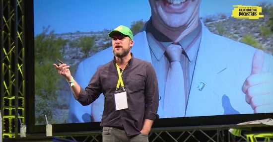 Moviepilot-CEO Tobias Bauckhage auf der Online Marketing Rockstars-Konferenz 