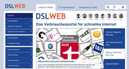 DSLWEB Screenshot