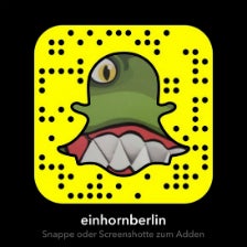 Snapcode Einhorn