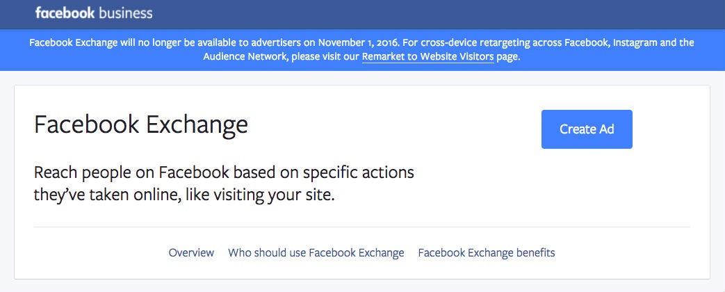 Atlas Facebook Exchange