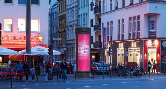 Ein Premium Citylight von Ströer (Foto: Ströer