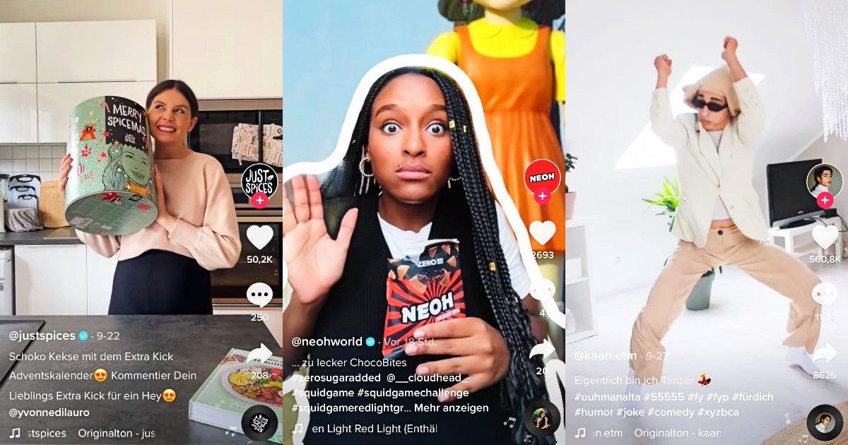 Ranking Das Waren Die Reichweitenstärksten Creator And Brands Auf Tiktok Im September 2021 Omr