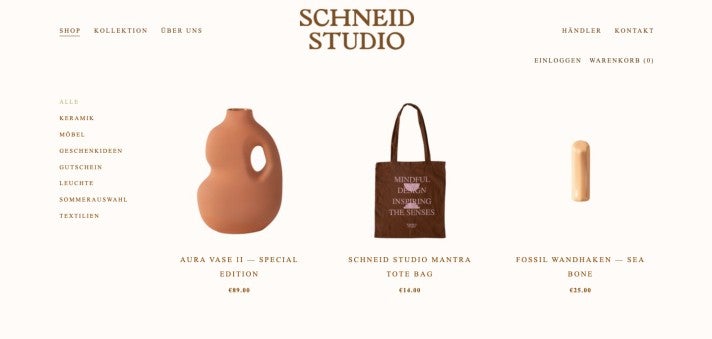 Studio Schneid Webseite