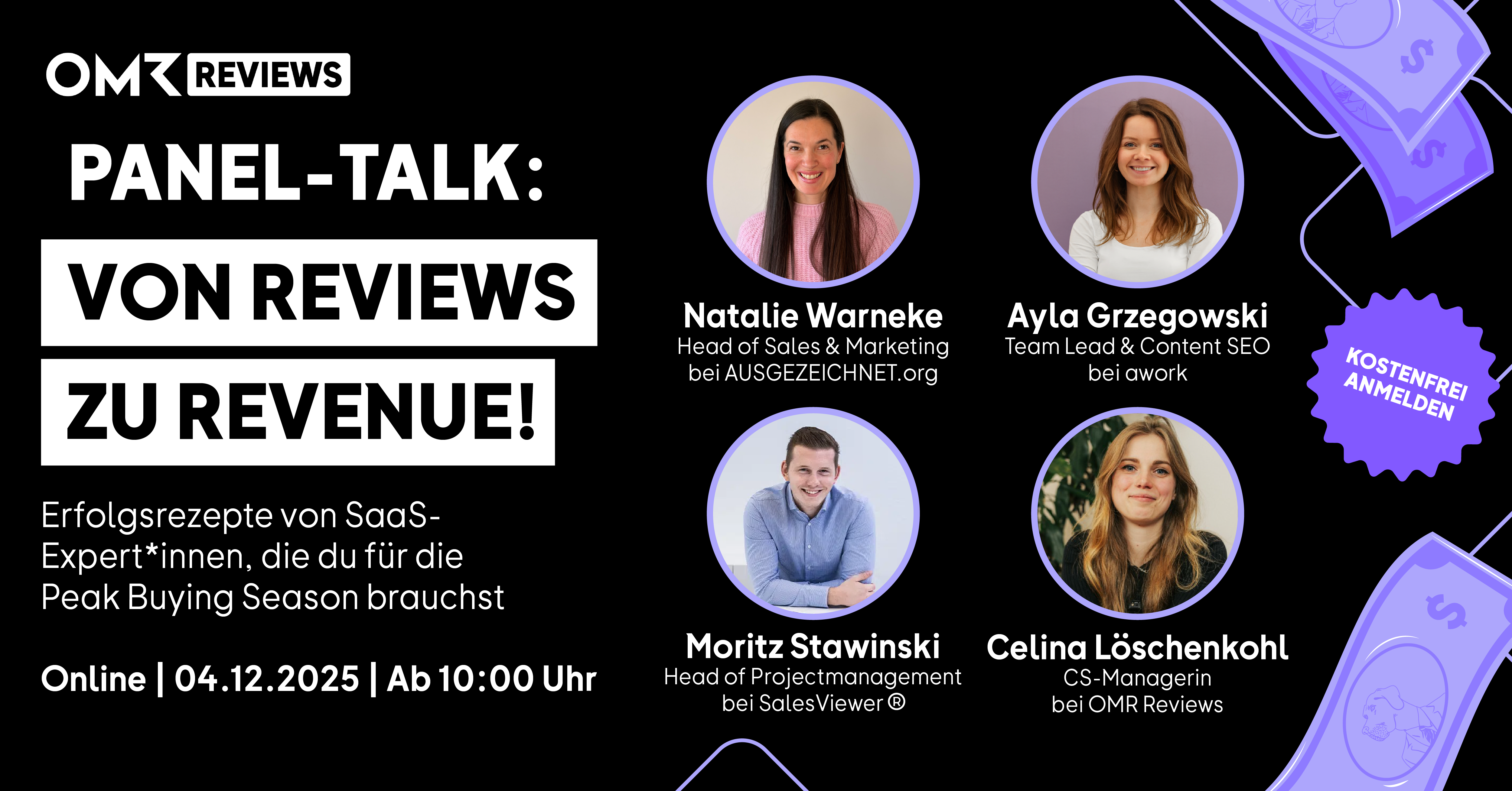 OMR Reviews Panel-Talk: Von Reviews zu Revenue LIVE