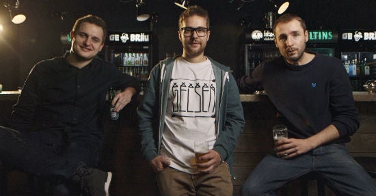 Die Gründer von "Bang Bang Burgers and Beer" (von links): Florian Beisenbusch, Ben Küstner und Alexander Schlüter (Foto: Carlo Feick)